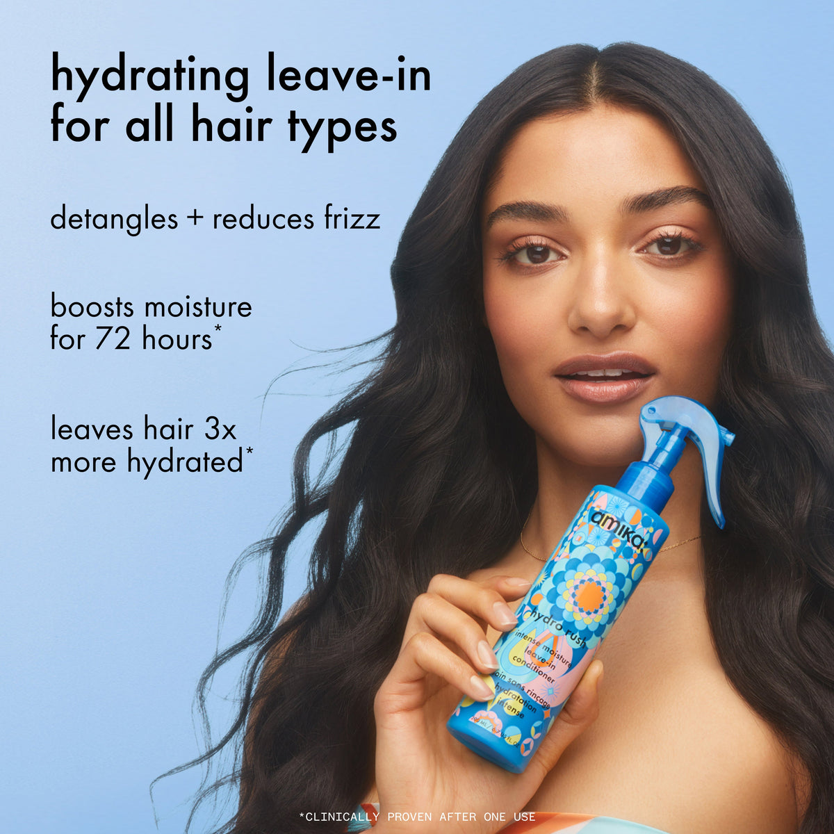 Amika Hydro Rush Intense Moisture Leave-in Conditioner – 6.7 oz / 200 ml