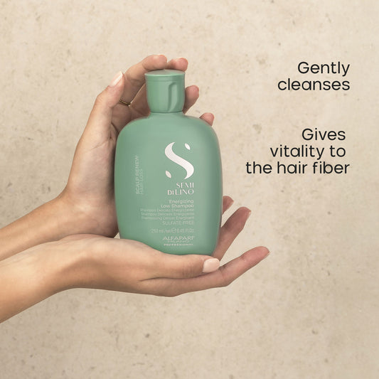 Alfaparf Milano Semi di Lino Energizing Sulfate Free Shampoo for Thinning Hair