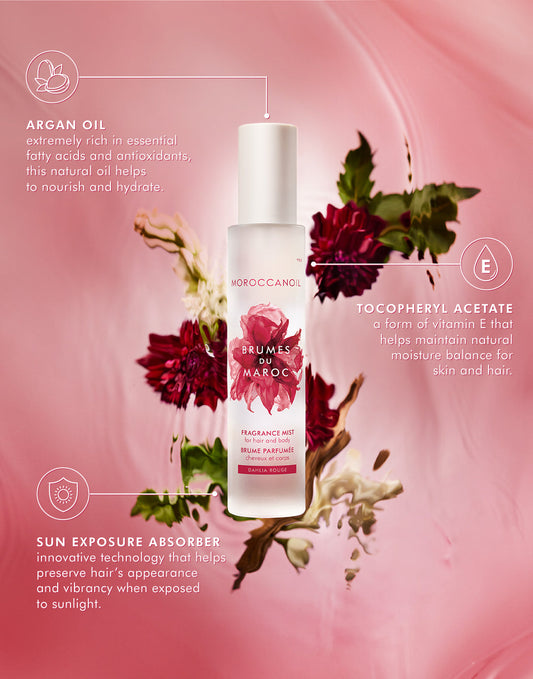Moroccanoil Dahlia Rouge Hair & Body Fragrance Mist