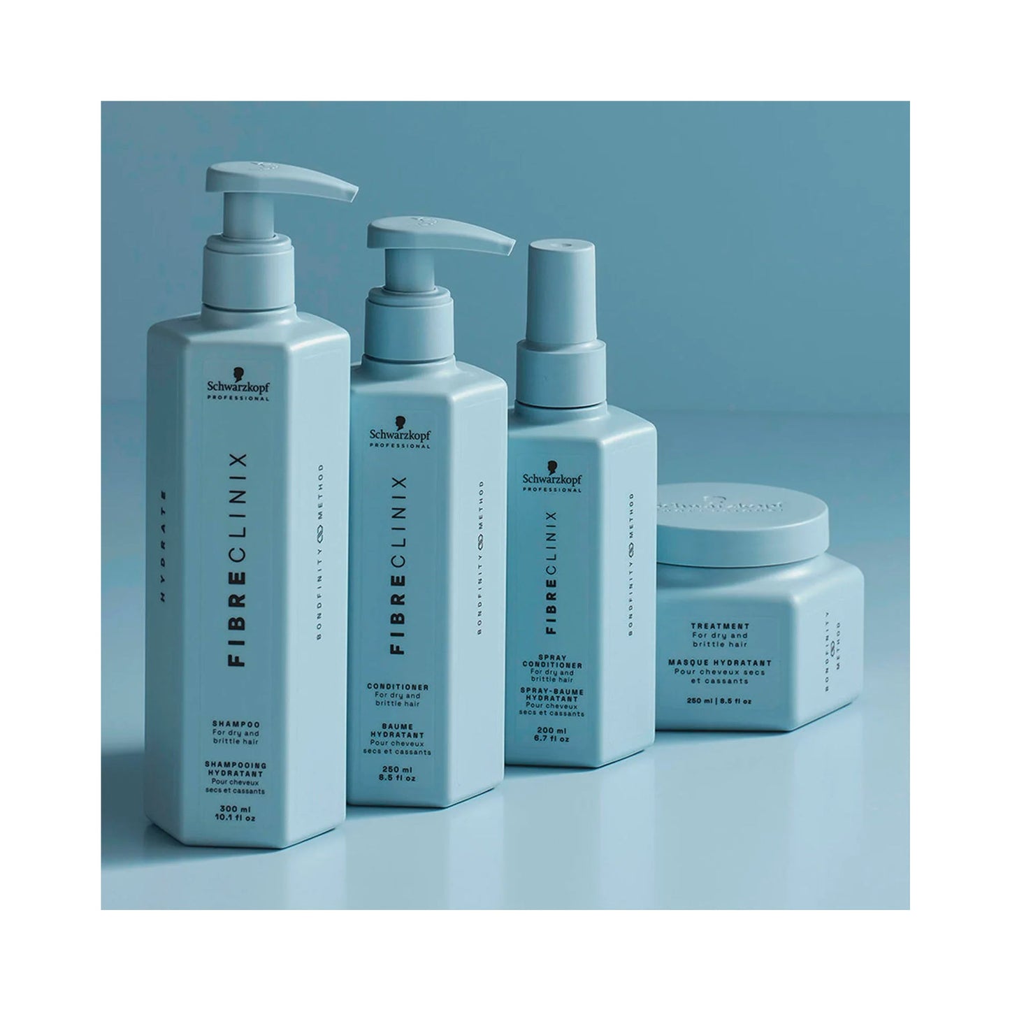Schwarzkopf Professional Fibre Clinix Hydrate Shampoo & Conditioner Liter Duo product image