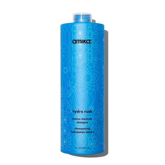Amika Hydro Rush Intense Moisture Shampoo – 33.8 oz / 1 l