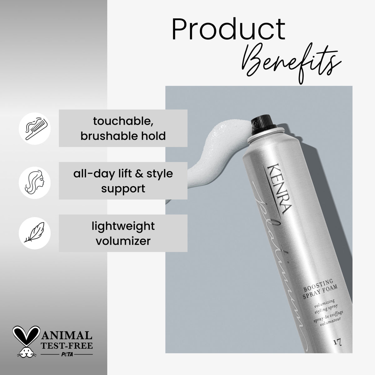 Kenra Platinum Boosting Spray-Foam 17