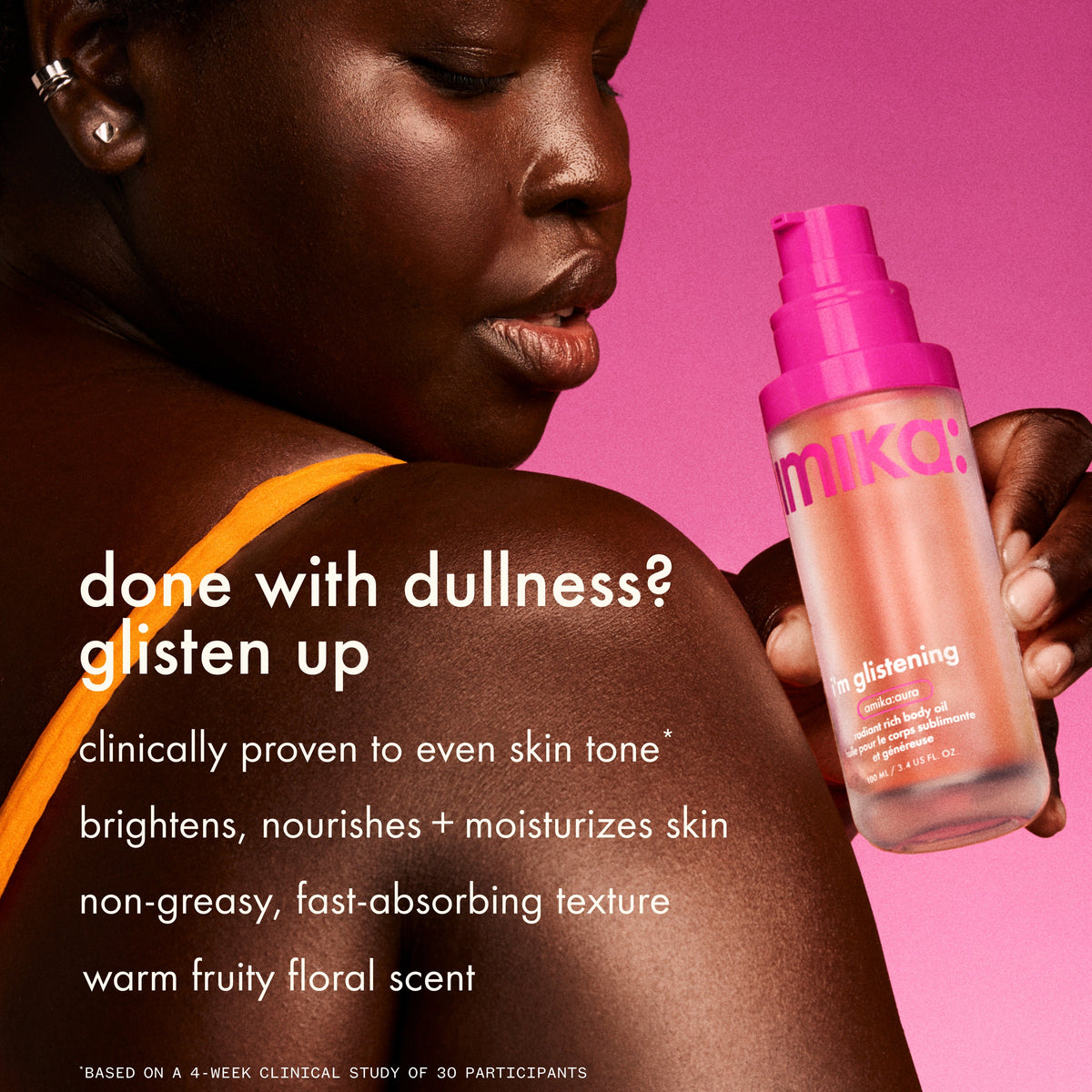 Amika I'm Glistening Radiant Rich Body Oil