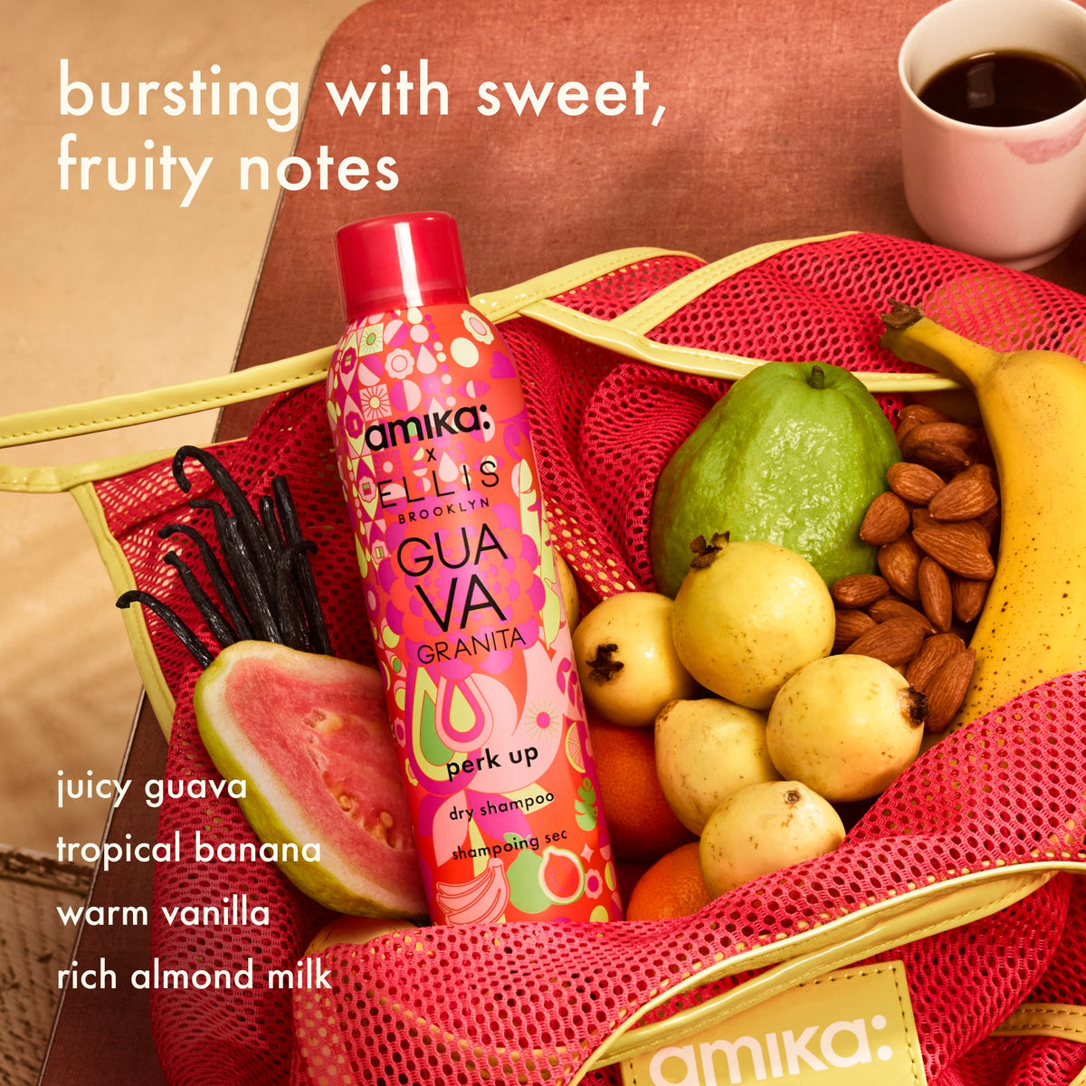 Amika Perk Up Guava Granita Dry Shampoo – 5.3 oz / 189 ml