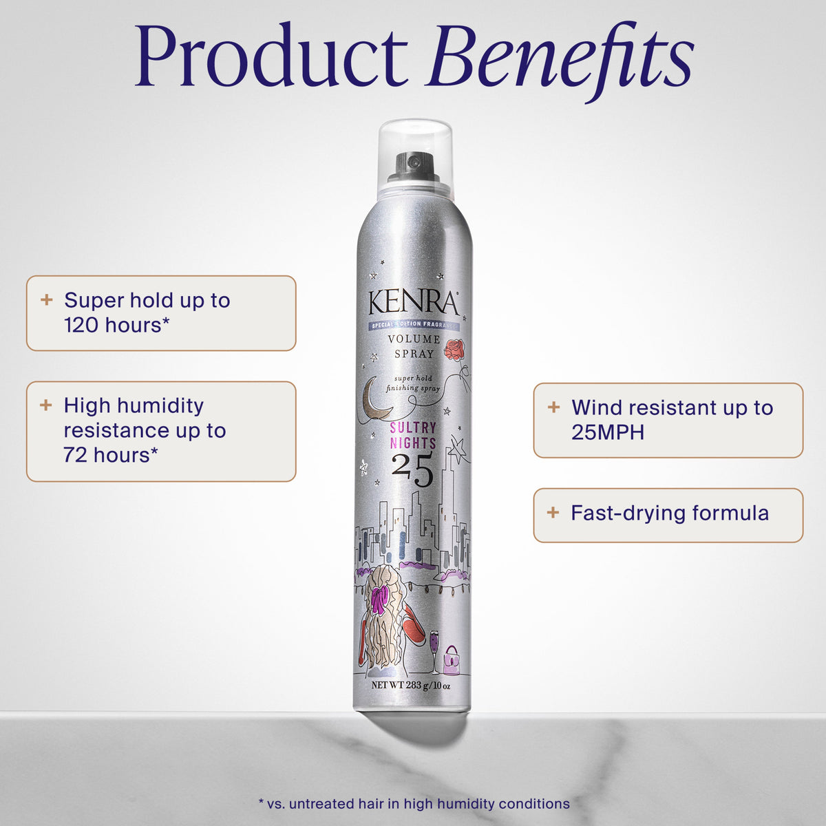 Kenra Volume Spray 25 Sultry Nights – 10 oz – image 3