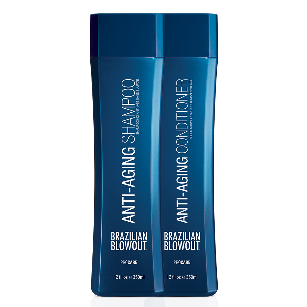 Brazilian Blowout Anti-Aging Shampoo & Conditioner Duo Pack - 12 oz / 350 ml each