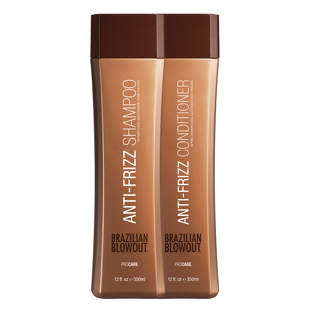 Brazilian Blowout Anti-Frizz Shampoo & Conditioner Duo Pack - 12 oz / 350 ml each