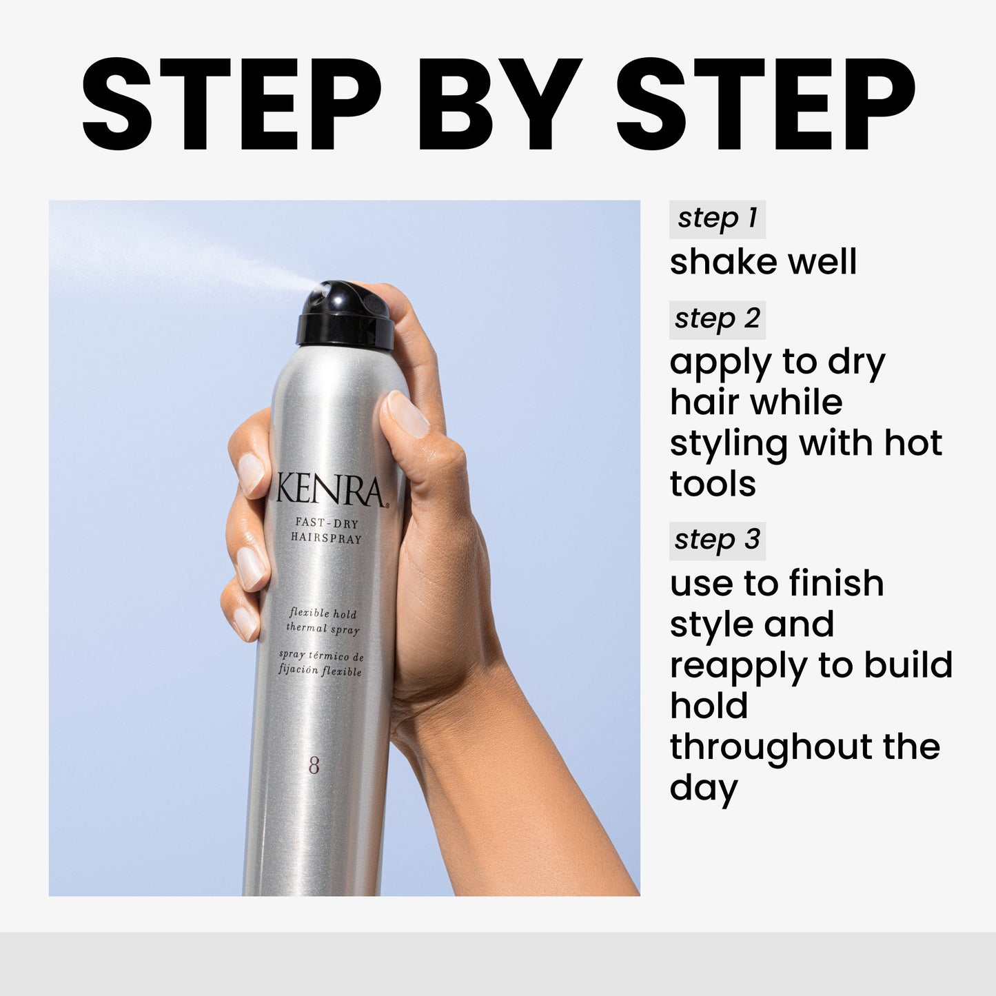Kenra Fast-dry Hairspray 8 product image