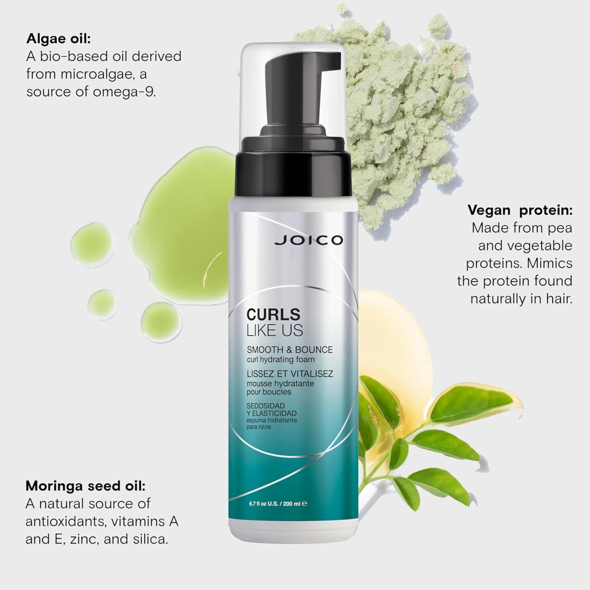 Joico Curls Like Us Smooth & Bounce Curl Hydrating Foam product image