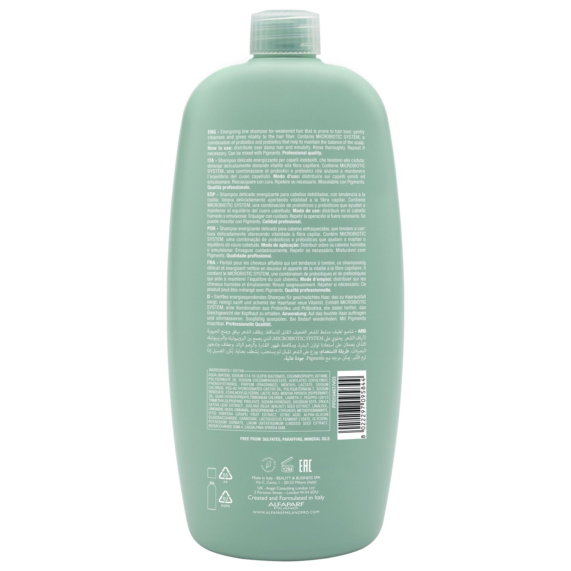 Alfaparf Milano Scalp Renew Sulfate Free Shampoo product image