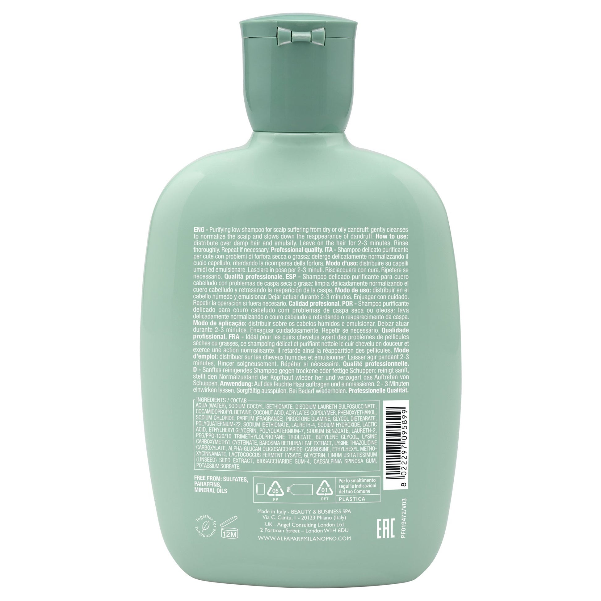Alfaparf Milano Scalp Rebalance Sulfate Free Shampoo product image