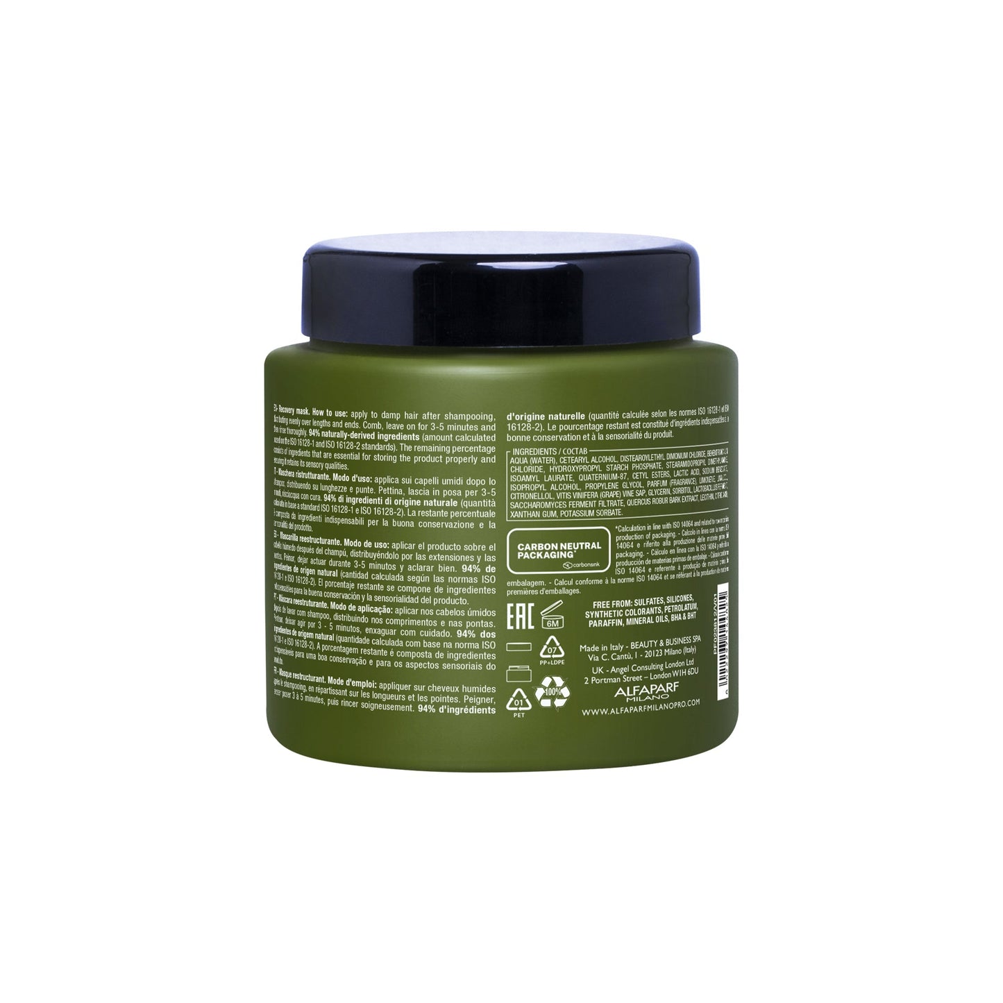 Alfaparf Milano Benvoleo Recovery Mask product image
