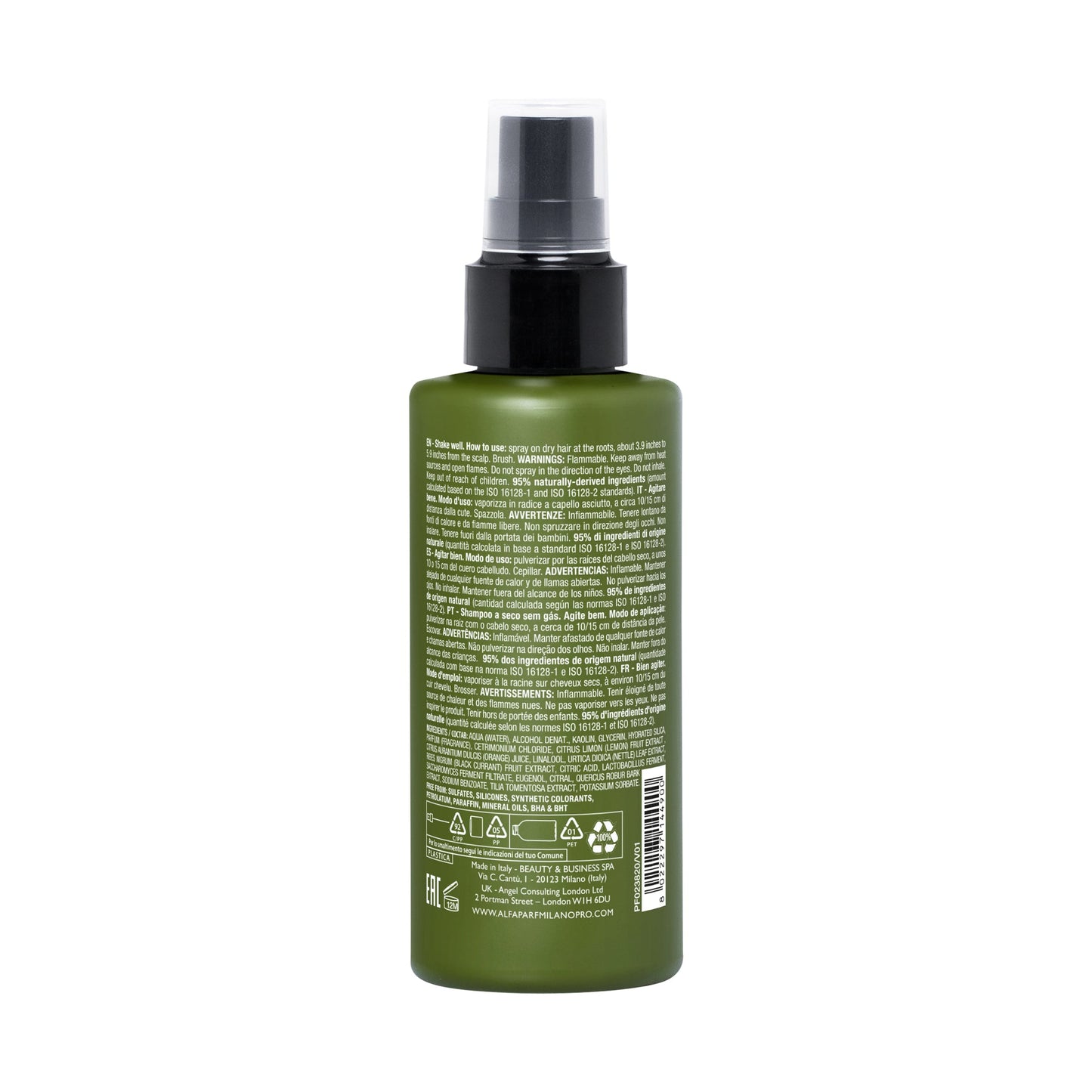 Alfaparf Milano Benvoleo Perfect Again Dry Shampoo Mist product image
