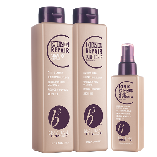 b3 Brazilian Bond Builder Extension Repair Trio - 12 oz + 12 oz + 4.75 oz