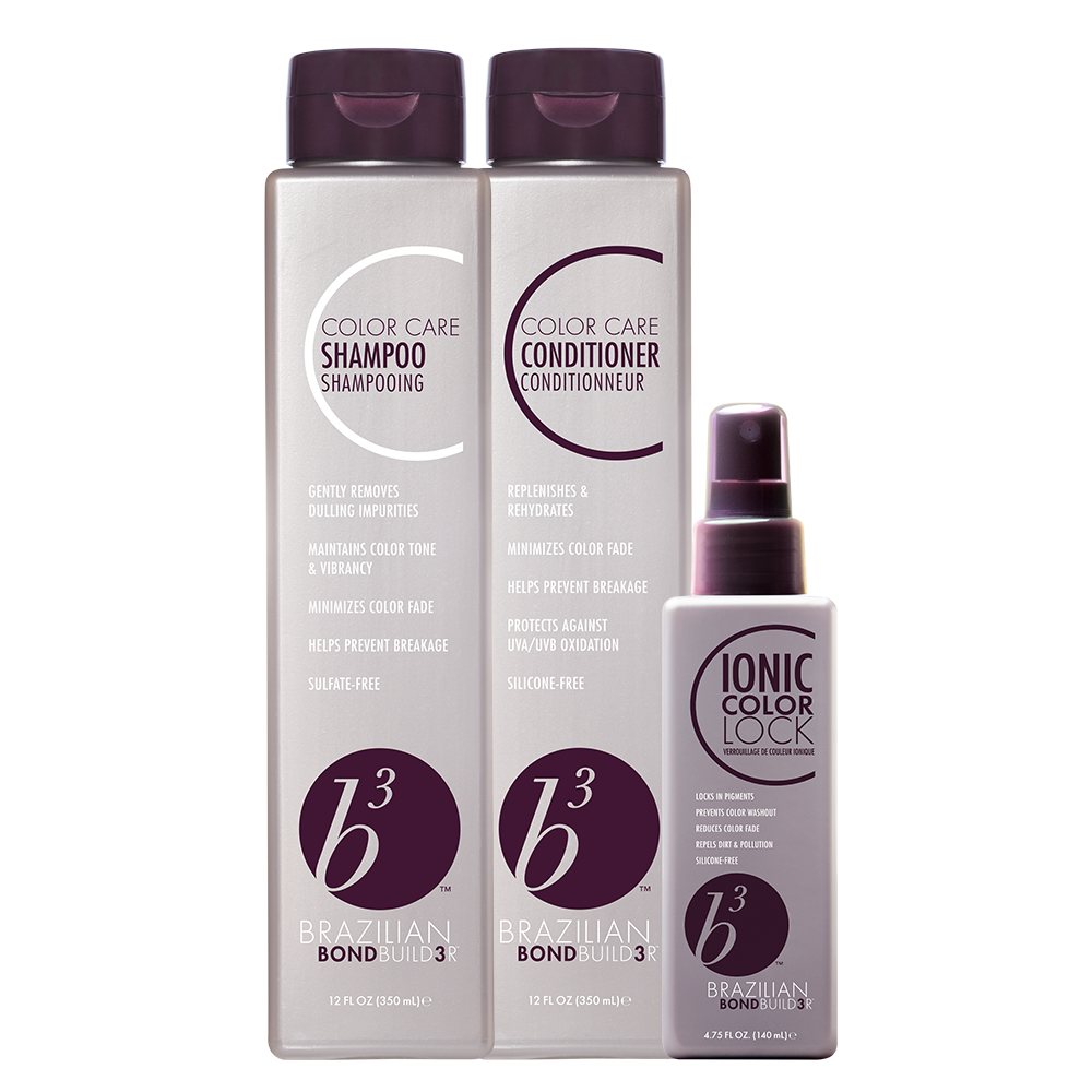 b3 Brazilian Bond Builder Color Care Trio - 12 oz + 12 oz + 4.75 oz