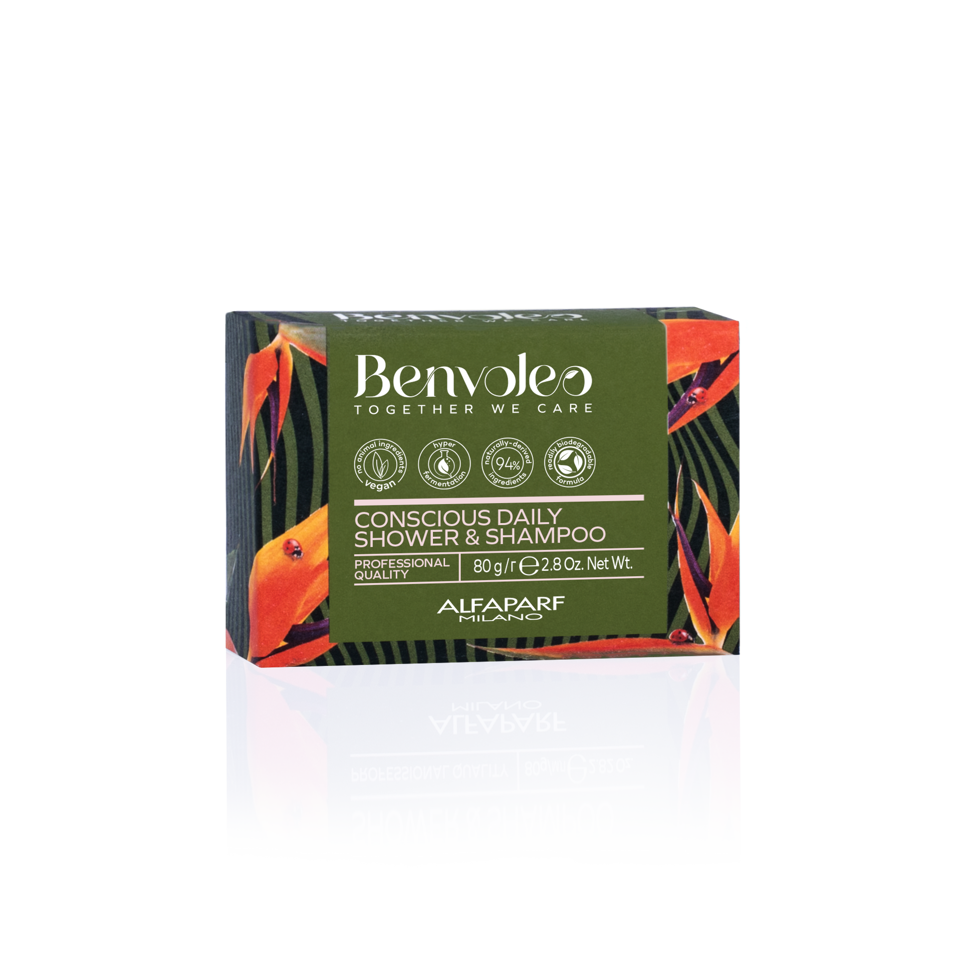 Alfaparf Milano Benvoleo Conscious Daily Shower and Shampoo Bar - 2.8 oz