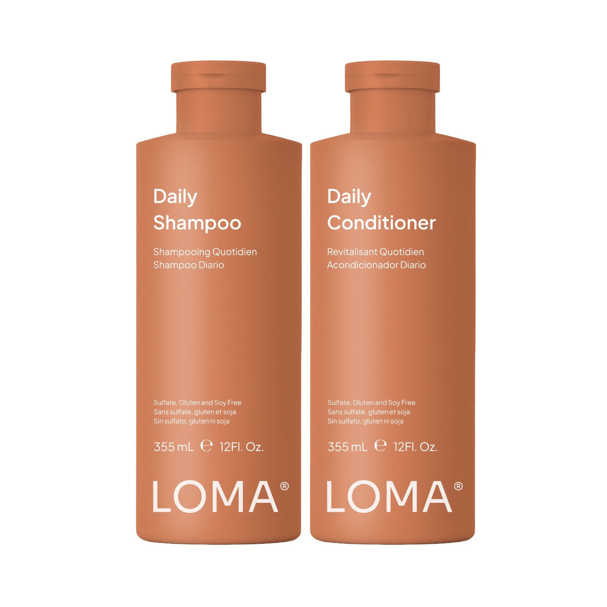 Loma Hair Care Daily Shampoo & Conditioner  12oz Duo