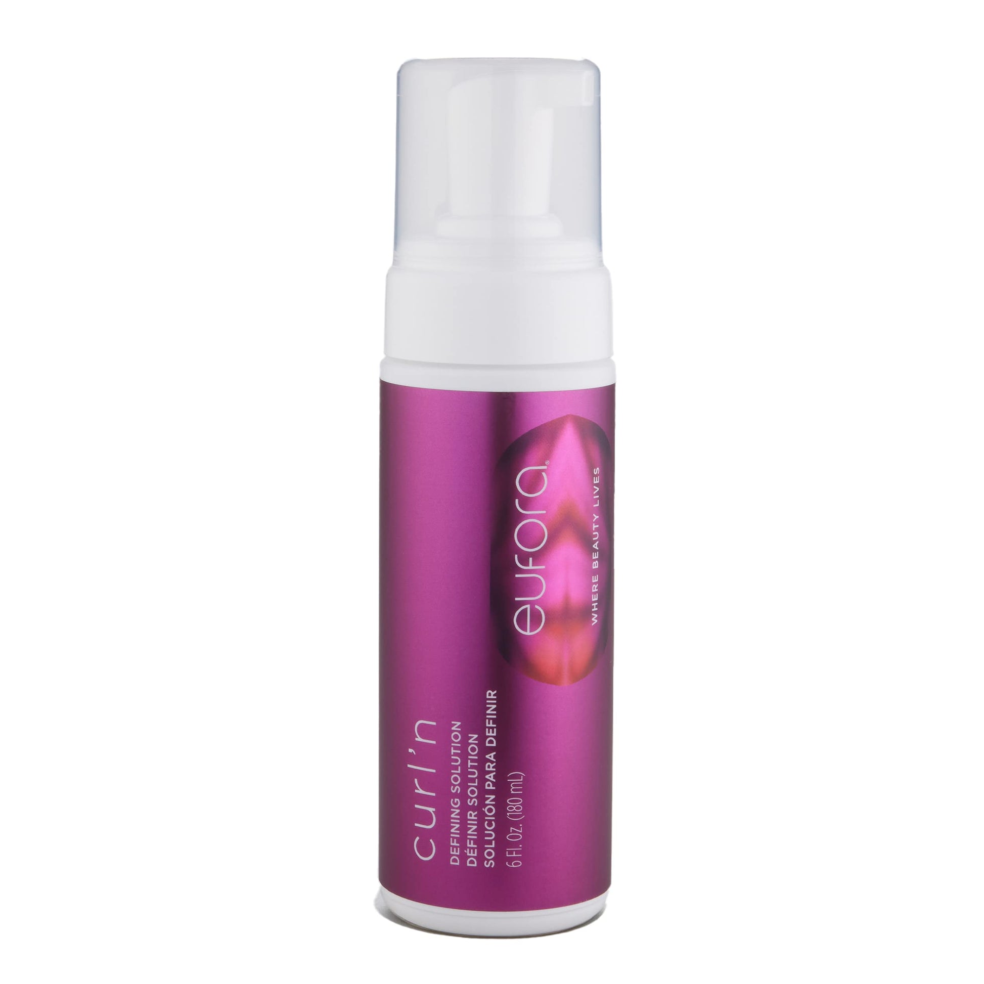 Eufora Defining Solution – Lightweight Styling Foam – 6 oz