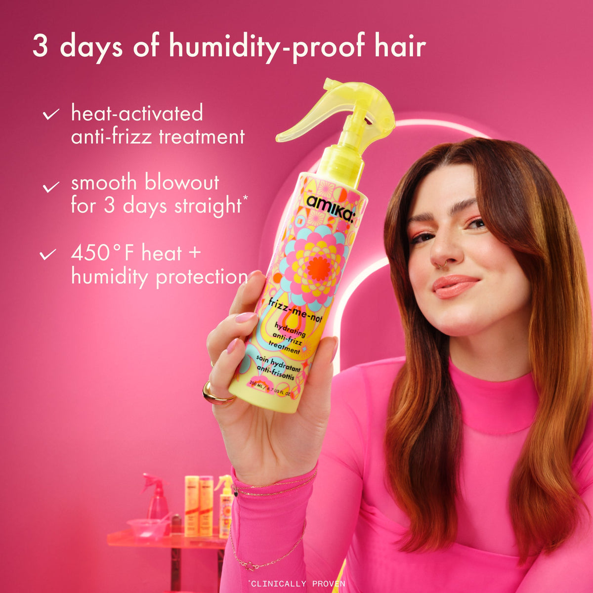Amika Frizz-me-not Hydrating Anti-frizz Treatment – 6.7 oz / 200 ml