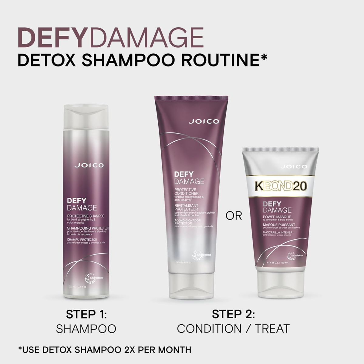 Joico Defy Damage Detox Shampoo product image