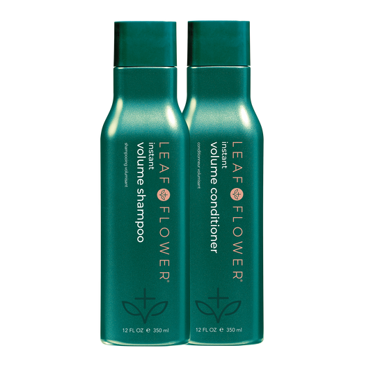 Leaf & Flower Instant Volume Shampoo/Conditioner Duo - 12 oz