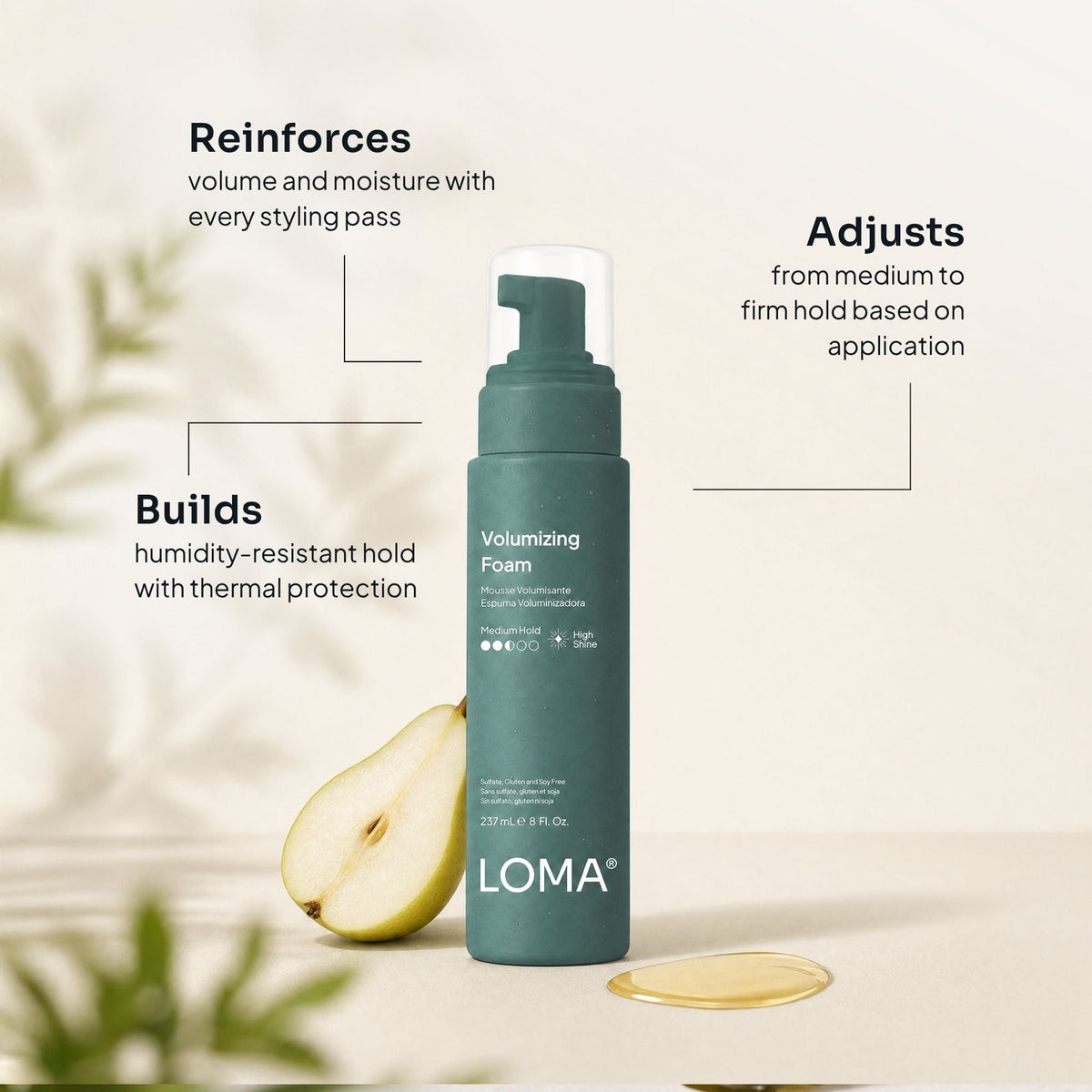 Loma Volumizing Foam – 8 oz – image 3