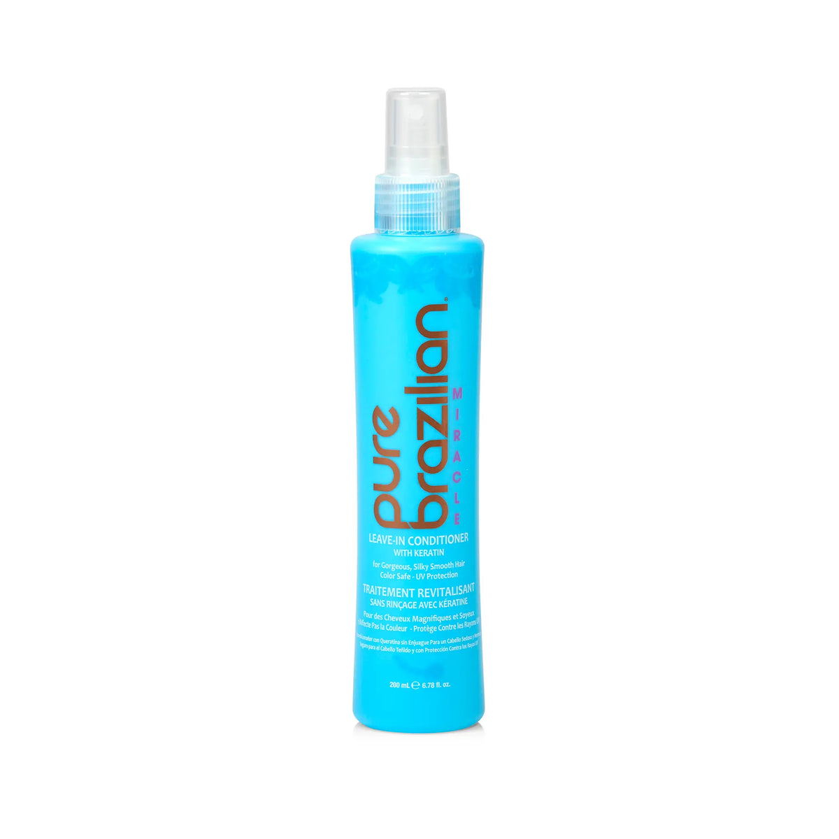 Pure Brazilian Leave-In Conditioner with Keratin – 6.78 oz