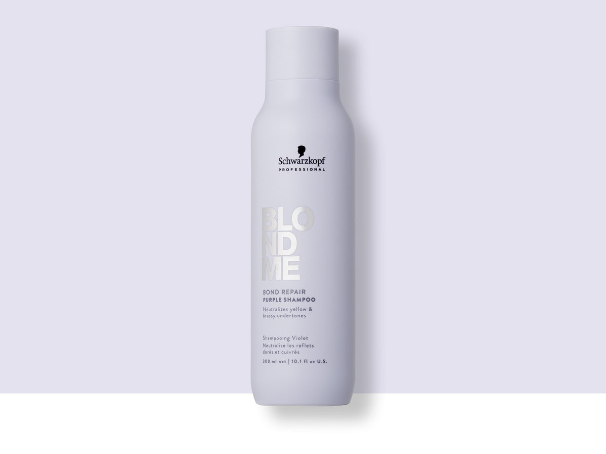 Schwarzkopf Professional BlondMe Bond Repair Purple Shampoo – 10.1 fl oz
