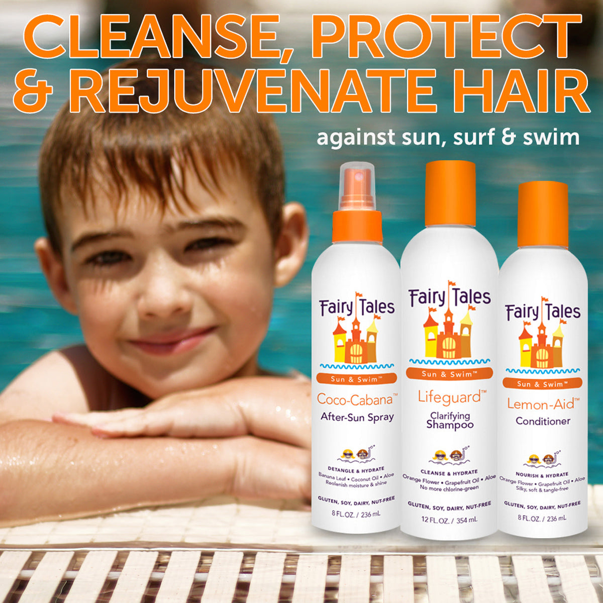 Fairy Tales Lifeguard Sun & Swim Clarifying Shampoo 12oz