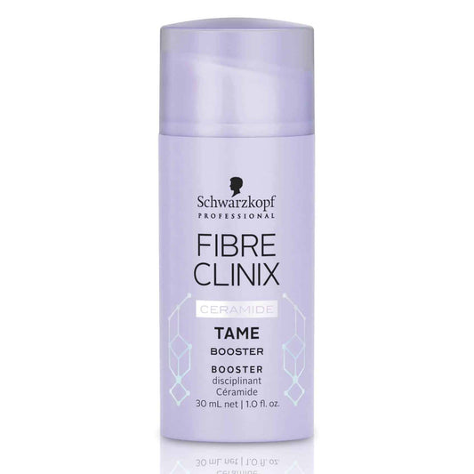Schwarzkopf Professional Fibre Clinix Tame Booster bottle on a white background
