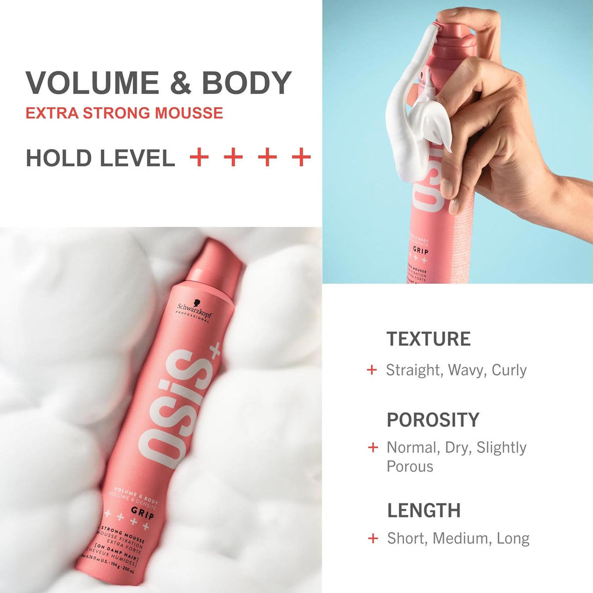 Schwarzkopf Professional Osis Grip Mousse product image