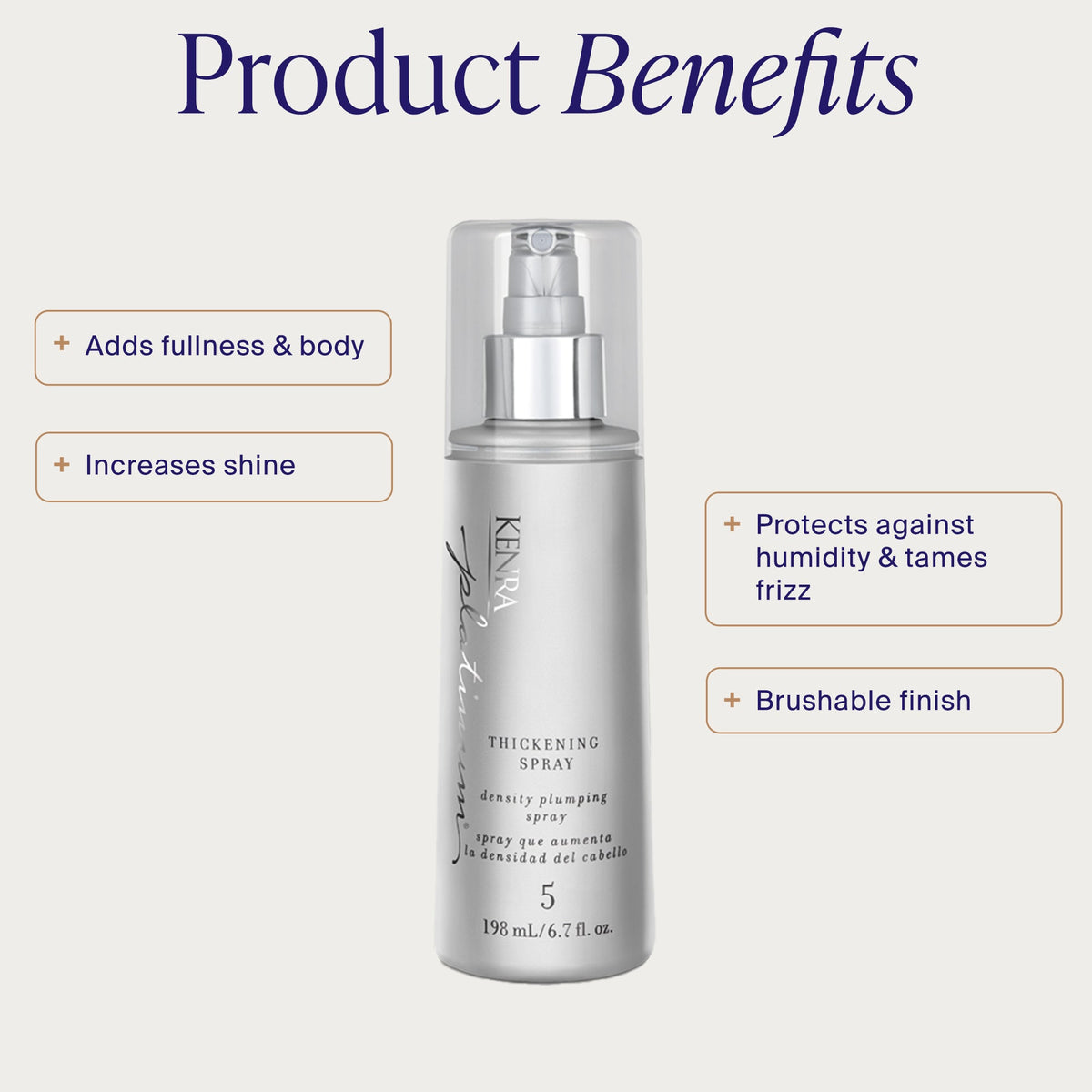 Kenra Platinum Thickening Spray 5