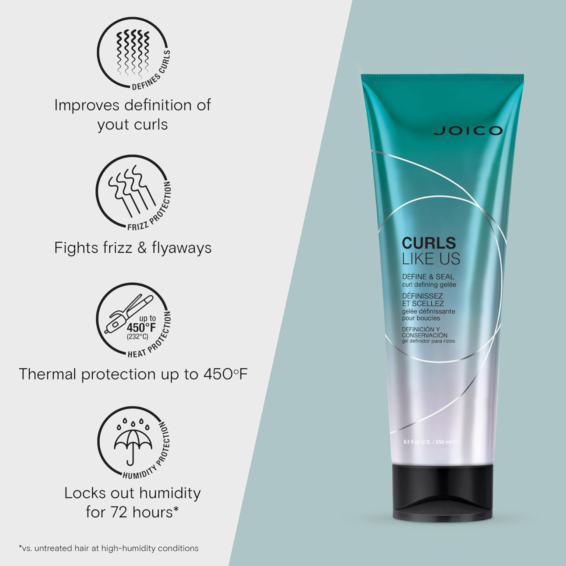 Joico Curls Like Us Define & Seal Curl Defining Geleé product image