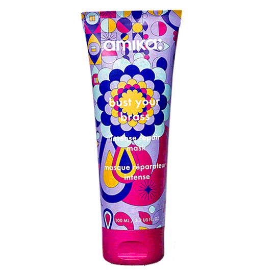 Amika Bust Your Brass Intense Repair Mask – 3.3 oz / 100 ml
