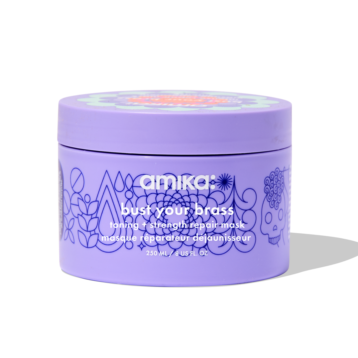 Amika Bust Your Brass Intense Repair Mask – 8 oz / 250 ml