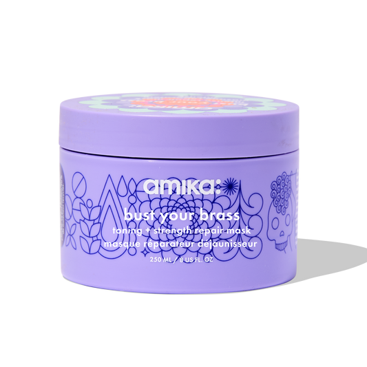 Amika Bust Your Brass Intense Repair Mask – 8 oz / 250 ml
