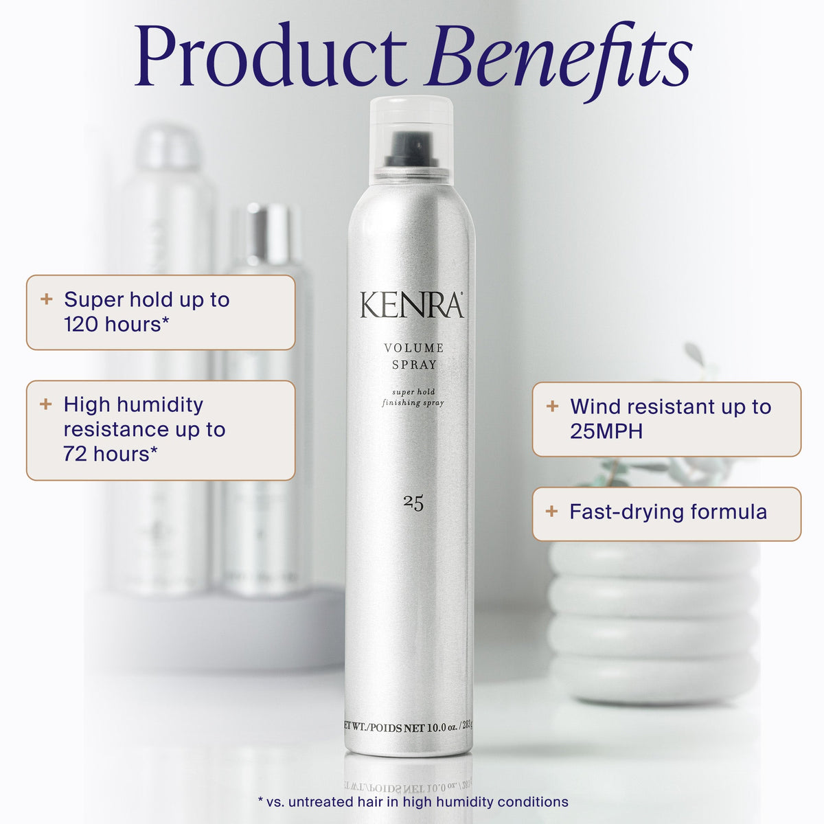 Kenra Volume Spray #25 16oz – Extra Hold Hairspray – image 3