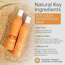 Loma Hair Care Daily Shampoo & Conditioner 12oz duo, gentle formula that cleanses, nourishes, and maintains healthy hair for everyday use. Key ingredients