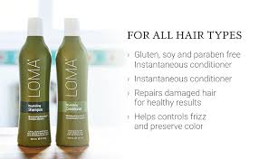 Loma Hair Care Nourishing Shampoo & Conditioner 12oz duo, cleanses, hydrates, and nourishes hair for softness, shine, and healthy manageability. WITH AN ABOUT TEXT BLURB