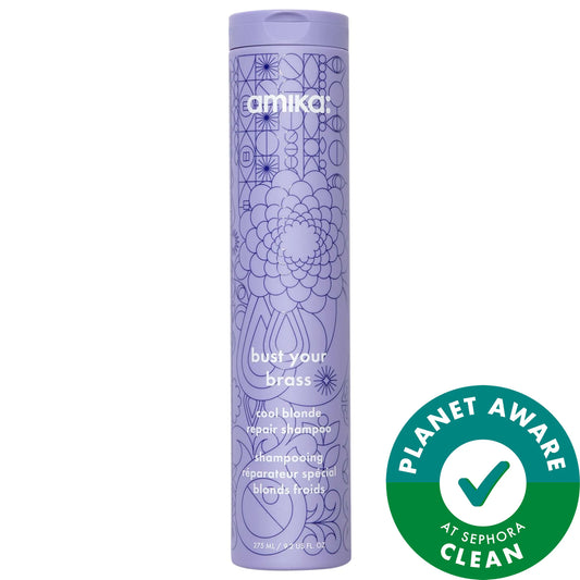Amika Bust Your Brass Cool Blonde Repair Shampoo