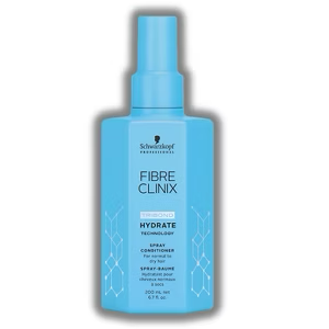 Schwarzkopf Fibre Clinix Tribond Hydrate Spray Conditioner 6.7oz bottle, leave-in spray conditioner that hydrates, detangles, and strengthens hair.