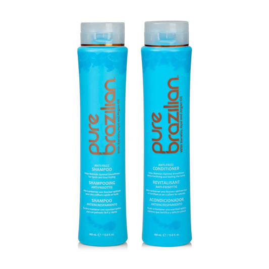 Pure Brazilian Anti-Frizz Shampoo & Conditioner Duo – 13.5 oz each