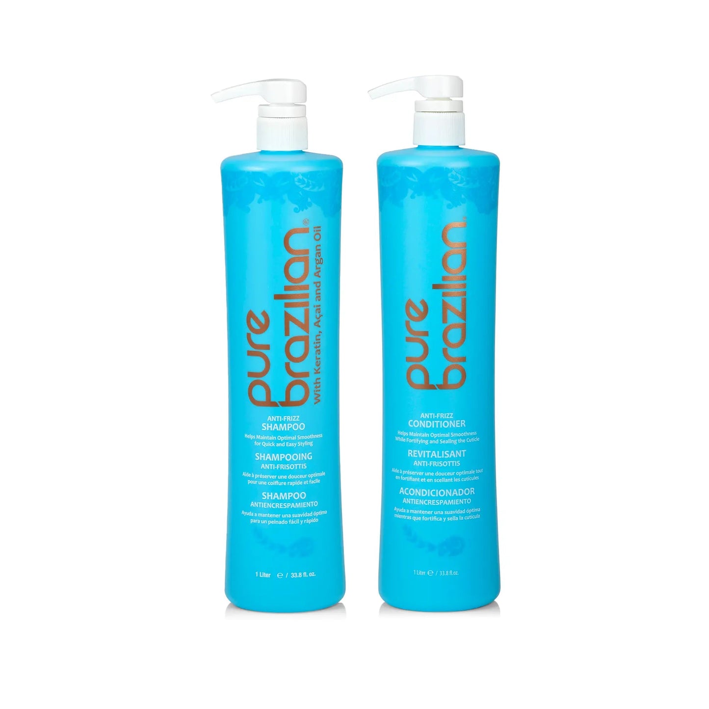 Pure Brazilian Anti-Frizz Shampoo & Conditioner Duo product image